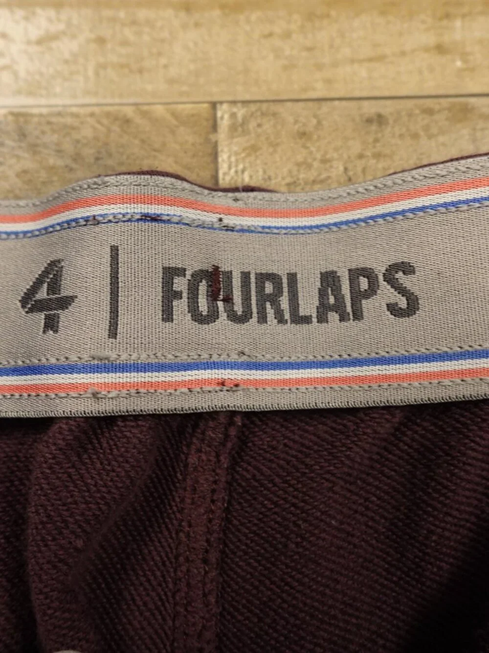 Fourlaps Fight Camp Jogger Sweatpants Men’s Large Burgundy Boxing Athletic
